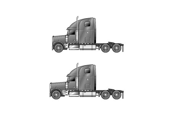 Download drawing Freightliner Classic XL Truck 2005 in ai pdf png svg
